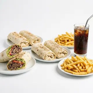 Combo Oferta 5 Durüm + 2 Patatas + Bebida