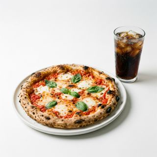 Pizza Mediana + Bebida (33 Cl.)