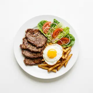 Plato Combinado De Ternera