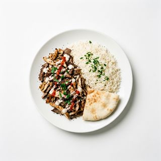Plato (Pollo, Ternera O Mixto) Con Arroz