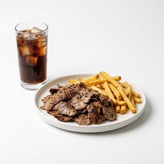Menú kebab solo carne