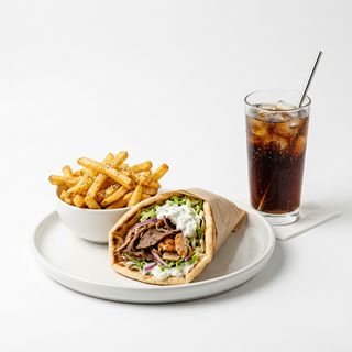 Menú kebab mixto