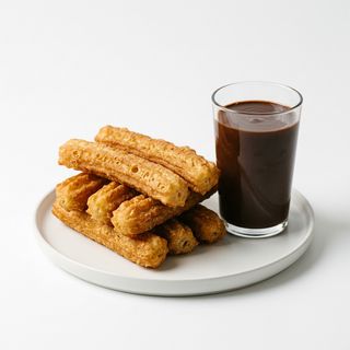 Chocolate (500 Ml.) + Porras (8 Uds.)