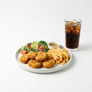 Nuggets de Pollo Con Menú