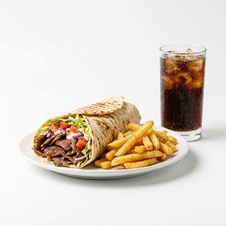 Combo Kebab + Patatas + Bebida