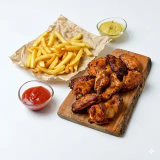 8. Menú Alitas (6 Uds.)