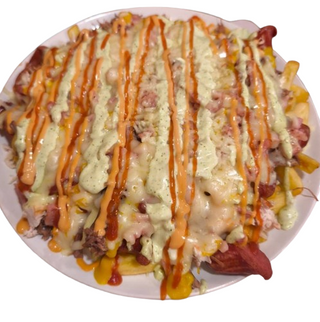 Salchipapas Gratinadas (Grandes)