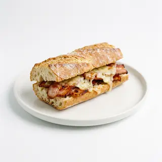 Bocadillo De Panceta Y Queso