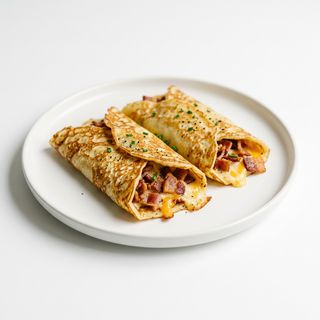 Crepes Con Bacon Y Queso (2 Uds.)