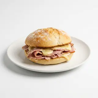 Mollete De Lacón Con Queso