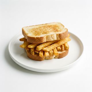 Sandwich de patatas fritas