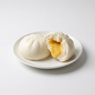 153.Bao al vapore ripieno di crema all'uovo - 2 pezzi蛋黄包2个