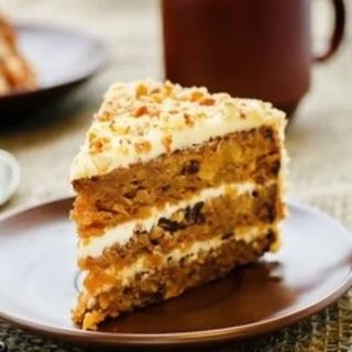 Tarta De Zanahoria Casera (Porción)