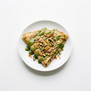 Crepe tiras Pistacho