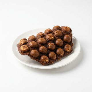 Egg waffle bananutella