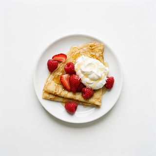 Crêpe De Frutos Rojos Y Miel
