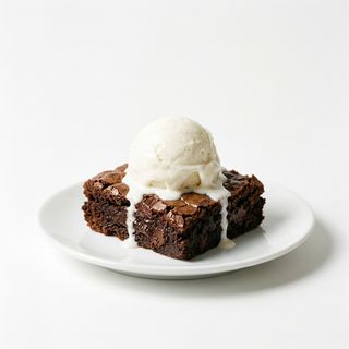 Brownie De Chocolate Caliente