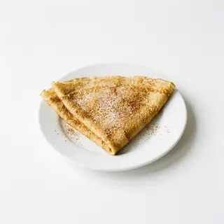 Crep con azúcar con canela