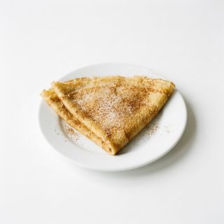 Crep con azúcar con canela