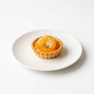Minitarta artesana mandarina