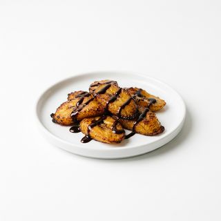 Plátano Frito Con Chocolate