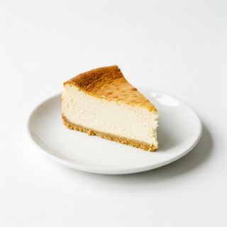 Porción De Tarta De Queso