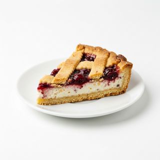 Crostata di ricotta e visciole