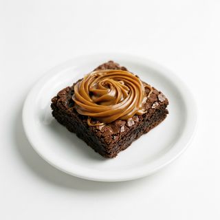 Brownie Con Dulce De Leche