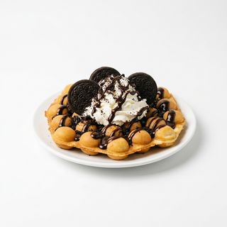 Egg waffle Oreo