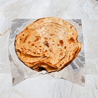 Paratha Con Mantequilla