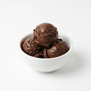 Helado de chocolate