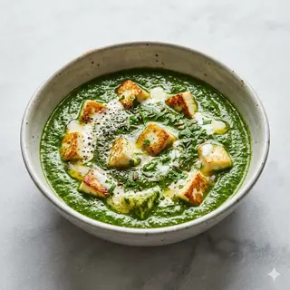 Saag Paneer Dish