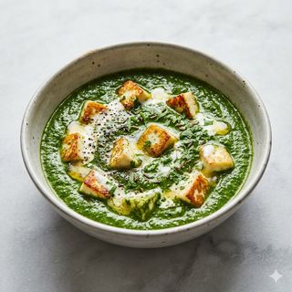 Saag Paneer Dish