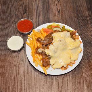 Plato Doner Kebab Con Ternera Y Queso