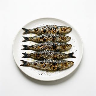 1/2 Sardinas a la plancha 