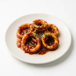 55. Calamares Con Salsa Picante