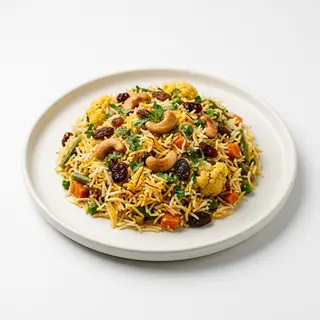 74 - Vegetable shahi briyani with dry fruits