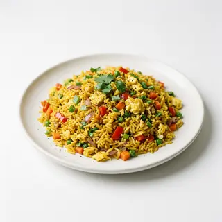 Arroz Frito Con Curry