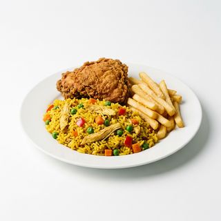 Arroz Con Pollo Colombiano Con Pollo Broaster