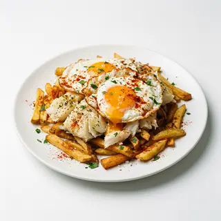 BACALAO CON HUEVOS LEONESES