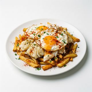 BACALAO CON HUEVOS LEONESES
