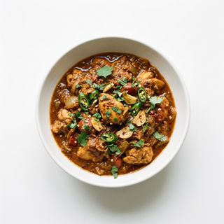 Balti De Chili Y Ajo De Pollo