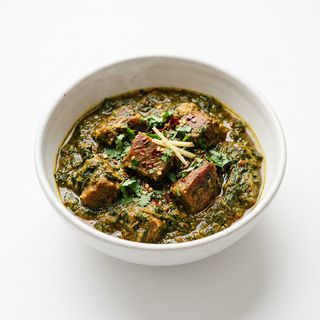 Balti De Cordero Y Espinacas