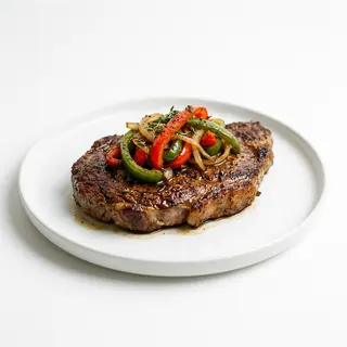 Bistec Con Pimientos