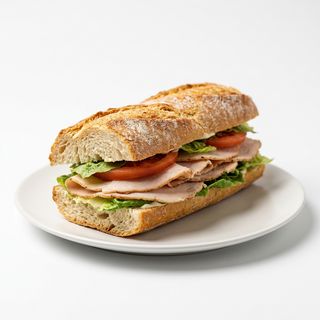 Bocadillo Frío De Filete De Pavo