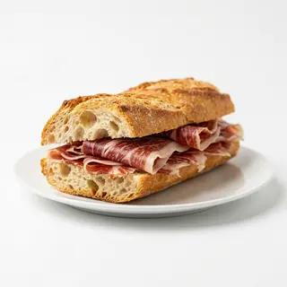 Bocadillo Frío De Jamón Del País