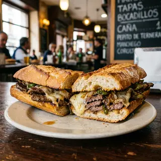 Bocadillo Pepito Y Queso