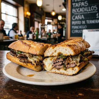 Bocadillo Pepito Y Queso