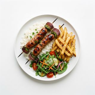 Brochetas De Salchichas