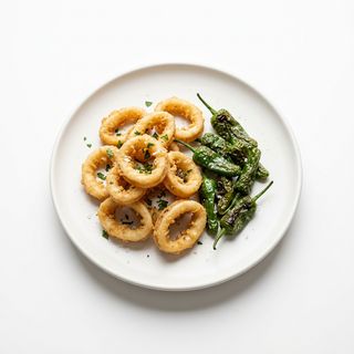 Calamares Fritos Con Guindillas